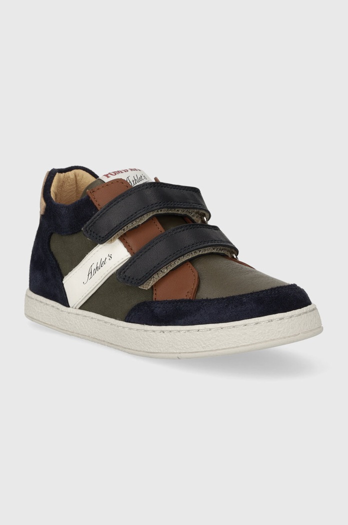Παιδικά sneakers Pom D'api MOUSSE EASY RACING P1PECM0402.24.27 πράσινο AW23