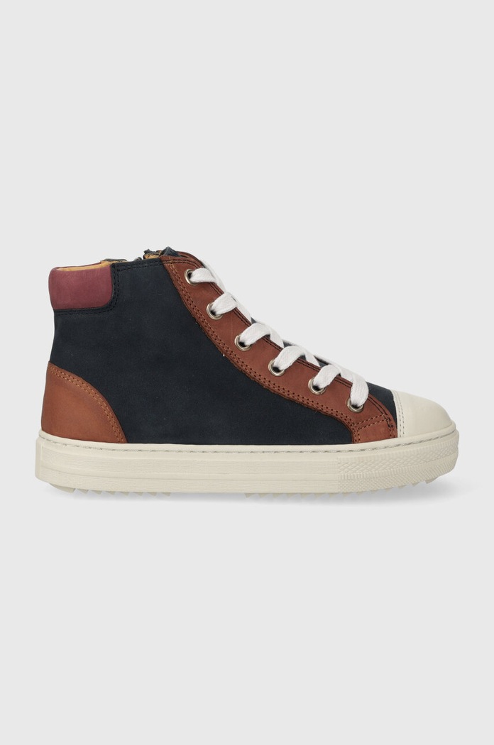 Pom D'api Adidasi de piele intoarsa pentru copii SWAG ZIP LACE bleumarin P1QBCJ0401.28.30