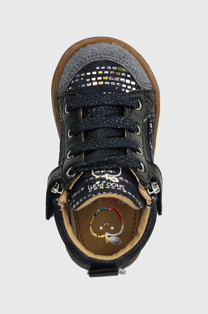 Shoo Pom sneakers de piele întoarsă pentru copii bleumarin P4AFDF0404