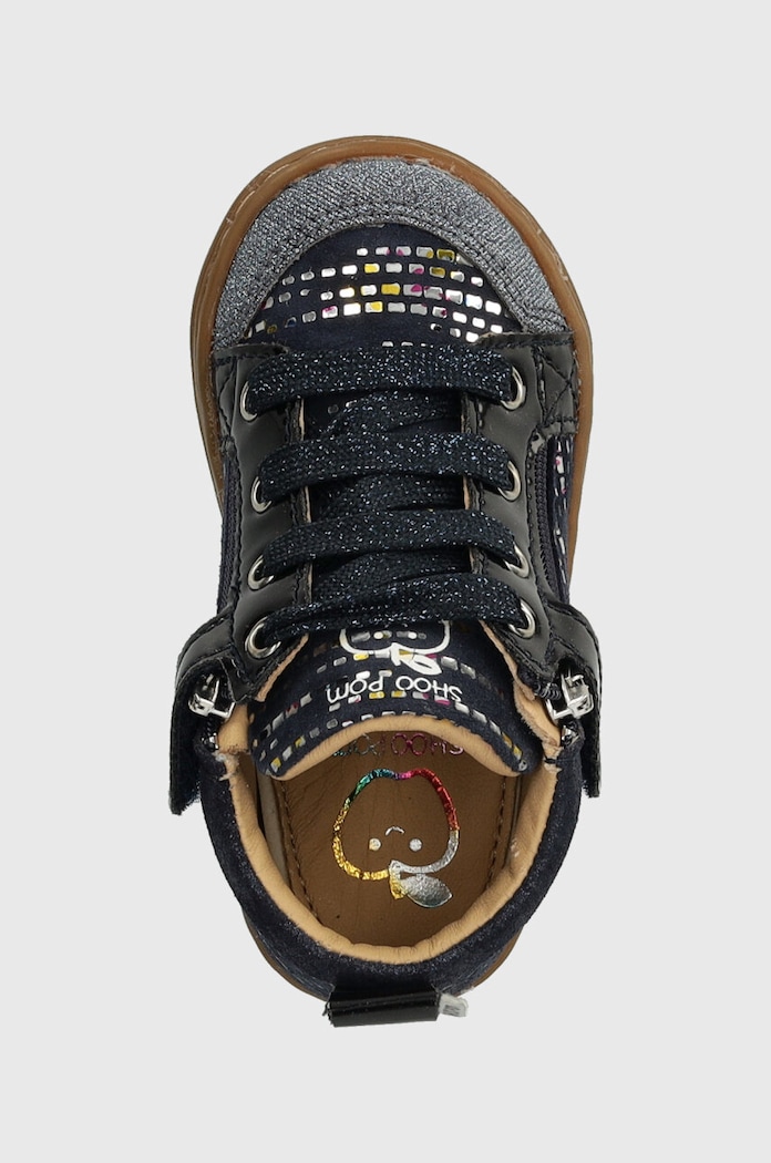 Shoo Pom sneakers de piele întoarsă pentru copii bleumarin P4AFDF0404