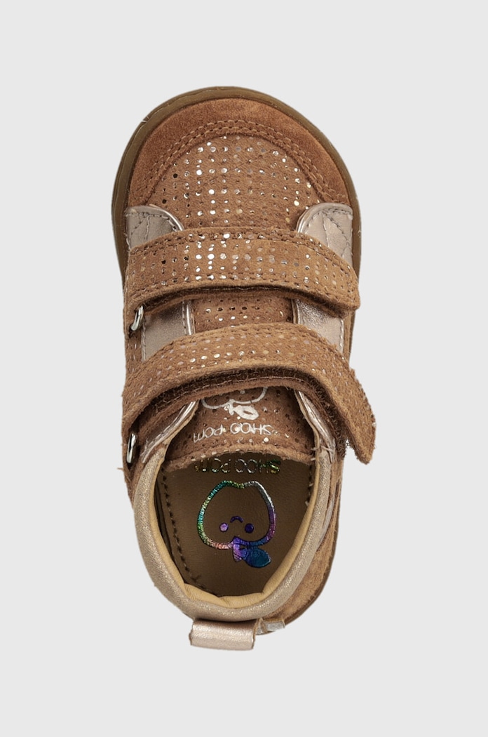 Shoo Pom półbuty skórzane dziecięce brązowy P4AUAX0401.20.25