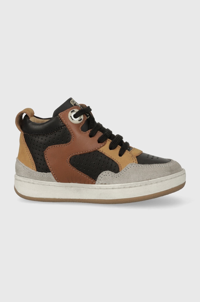 Dětské kožené sneakers boty Shoo Pom přírodní kůže hnědá P4LACJ0403.25.27