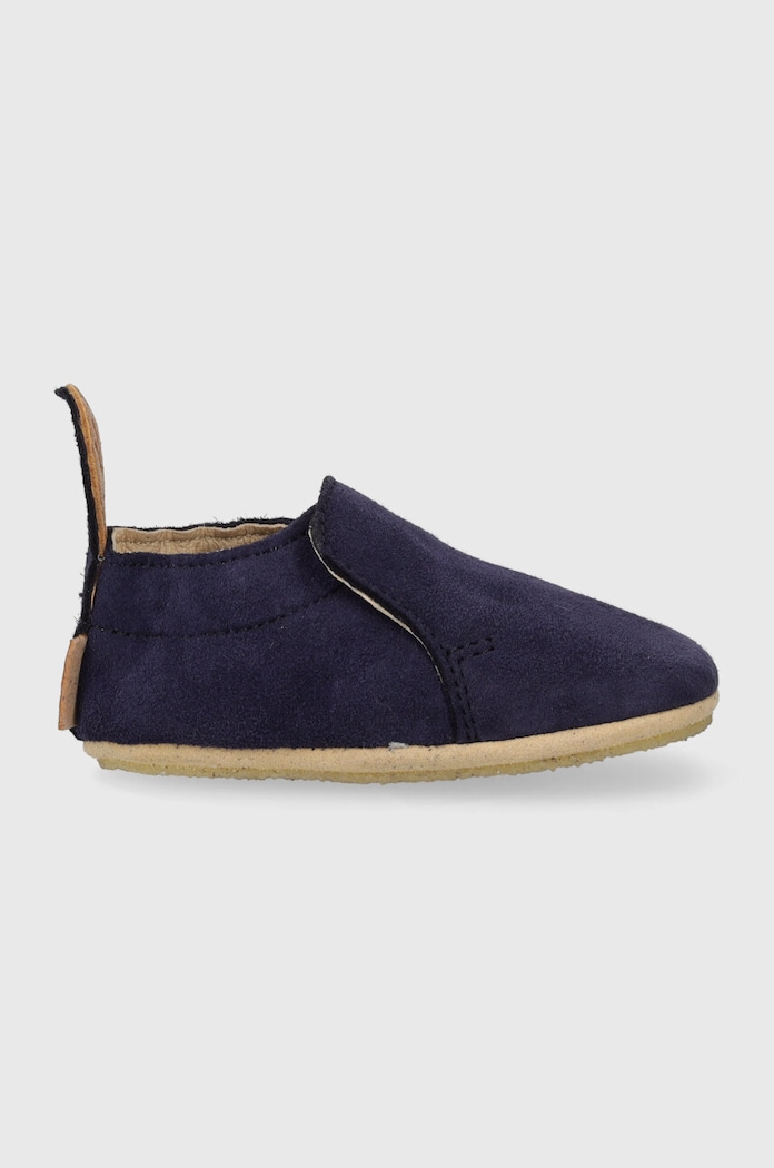 Shoo Pom buty zamszowe niemowlęce P4NBEV0404 granatowy AW23
