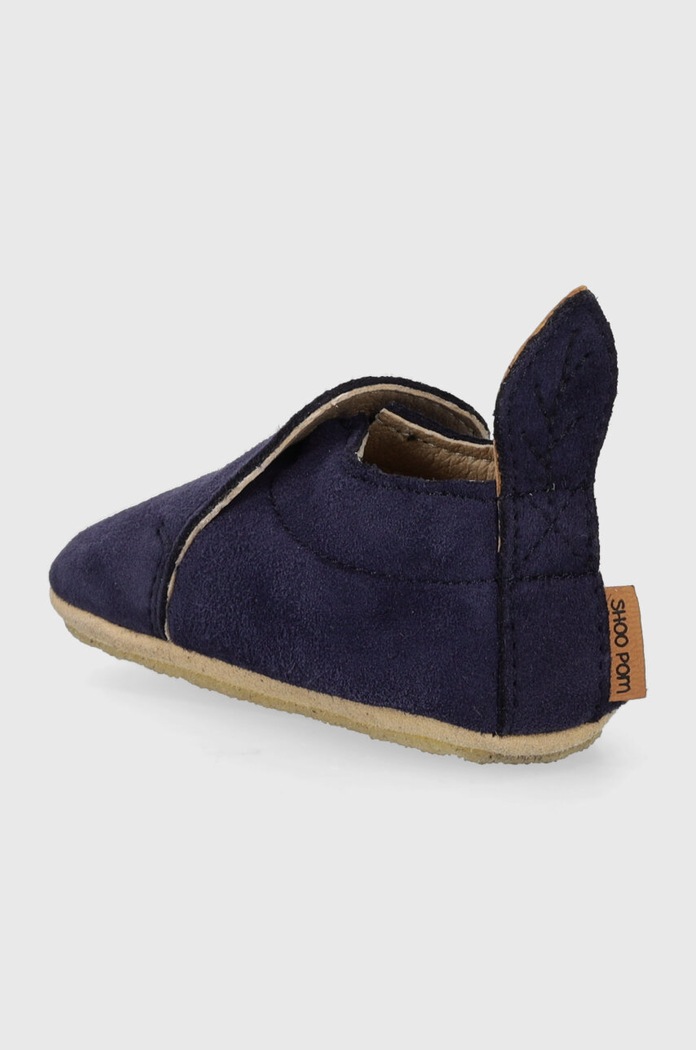 Shoo Pom buty zamszowe niemowlęce granatowy P4NBEV0404