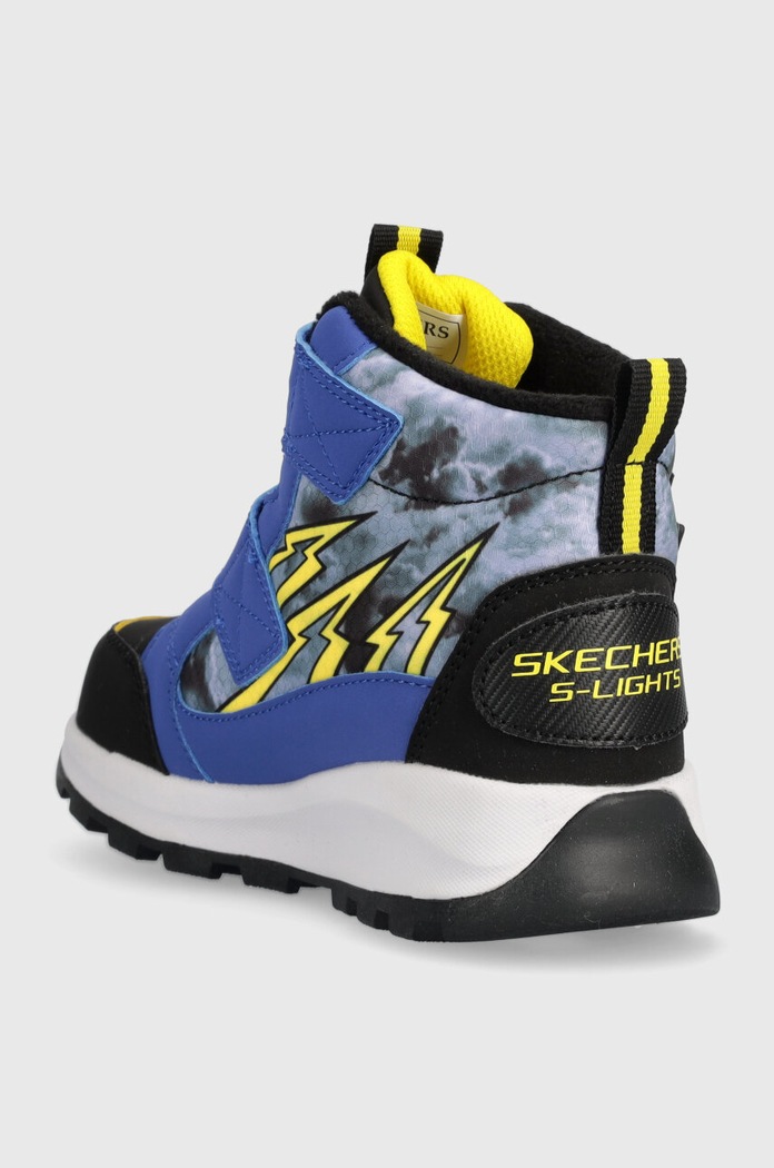 CHLAPEC Dětské zimní boty Skechers STORM BLAZER 400148L modrá