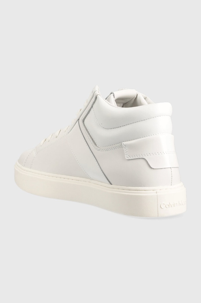 Obuwie Calvin Klein sneakersy HIGH TOP LACE UP LTH HM0HM01057 biały