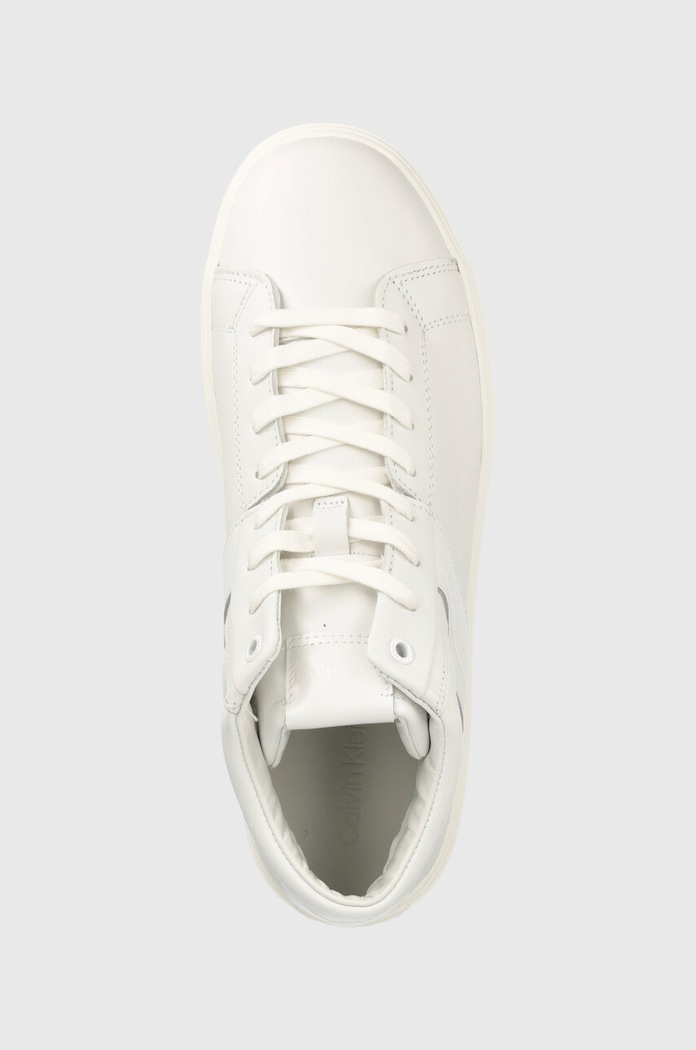 Calvin Klein sneakersy HIGH TOP LACE UP LTH biały HM0HM01057