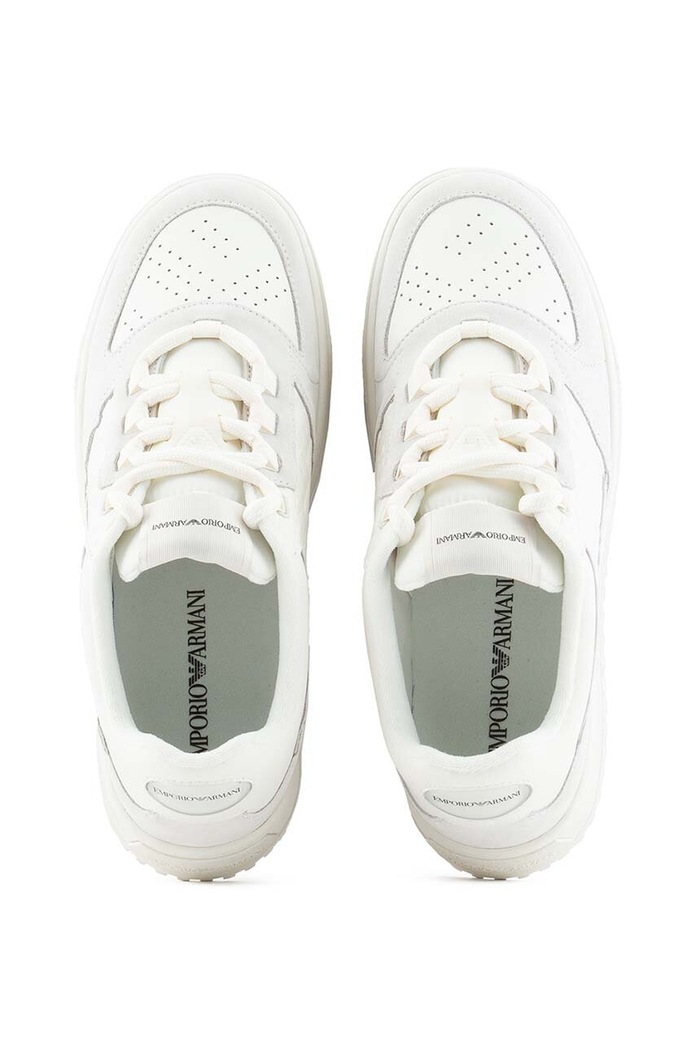 Emporio Armani sneakersy skórzane X4X636.XN791.M801 biały