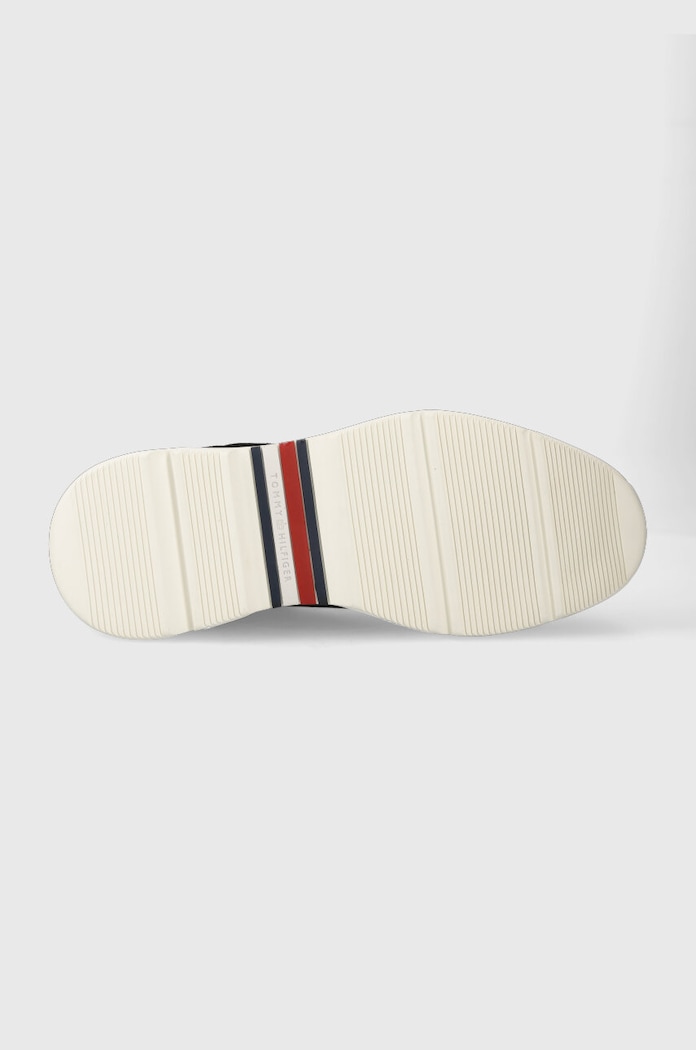 Tenisky Tommy Hilfiger CORE MIX SUEDE HYBRID FM0FM04596 černá