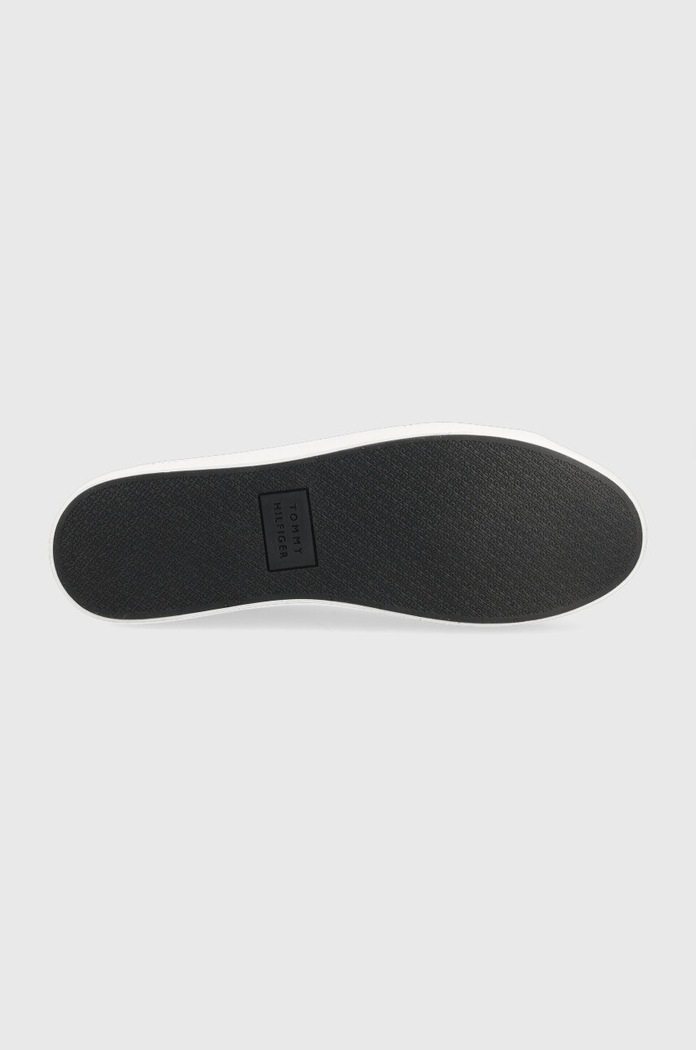 Tommy Hilfiger sneakersy skórzane TH HI VULC CORE LOW FM0FM04687 biały