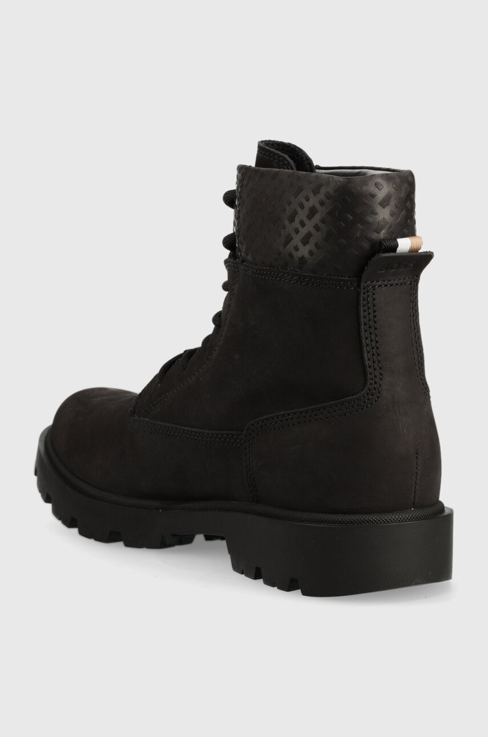 Obuwie BOSS buty zamszowe Adley 50498357.001 czarny