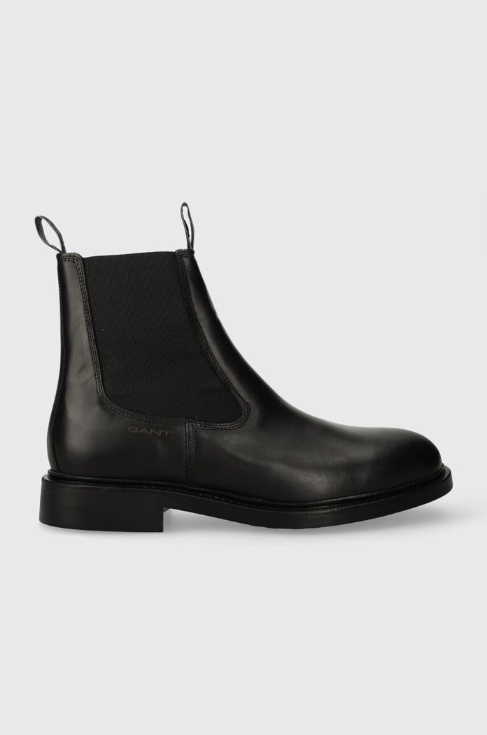 Gant sztyblety skórzane Millbro skóra licowa czarny 27631416.G00