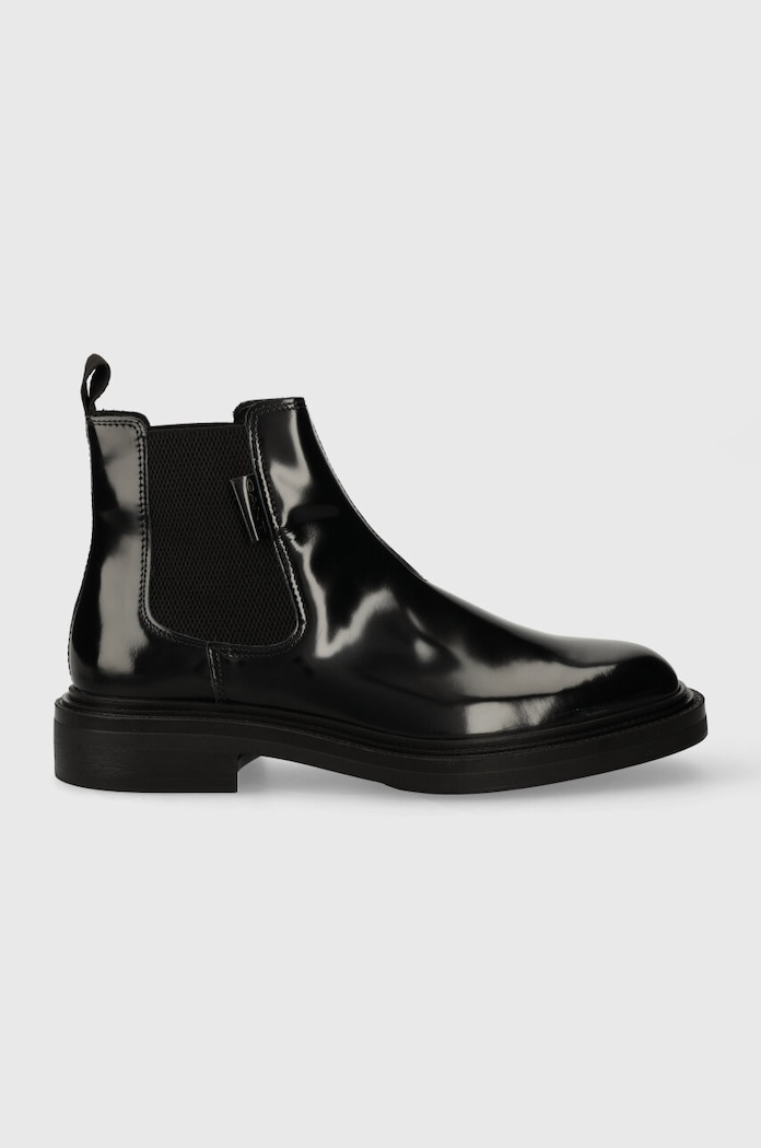 Δερμάτινες μπότες τσέλσι Gant Fairwyn casual μαύρο 27651406.G00