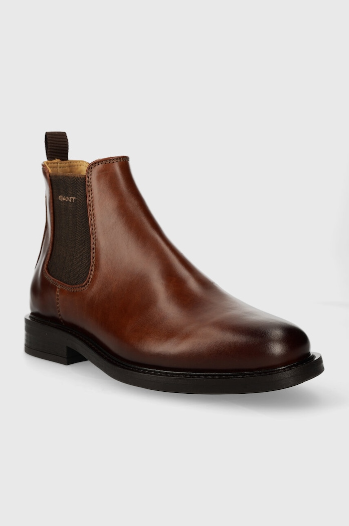 Δερμάτινες μπότες τσέλσι Gant St Fairkon 27651432.G45 καφέ AW24
