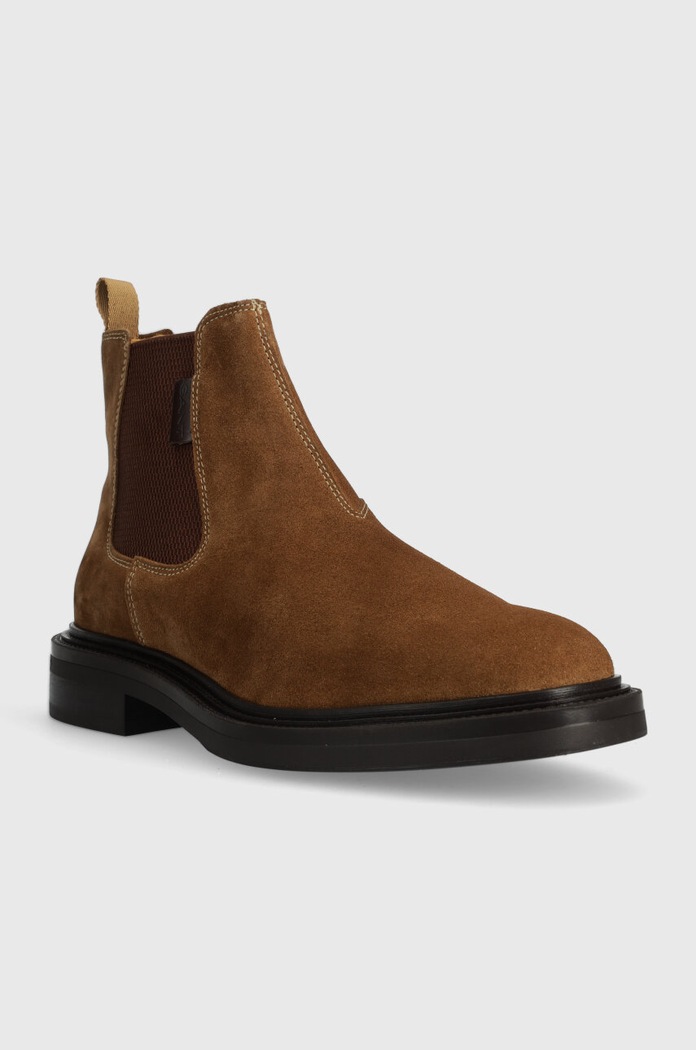 Semišové topánky chelsea Gant Fairwyn 27653405.G771 hnedá AW23
