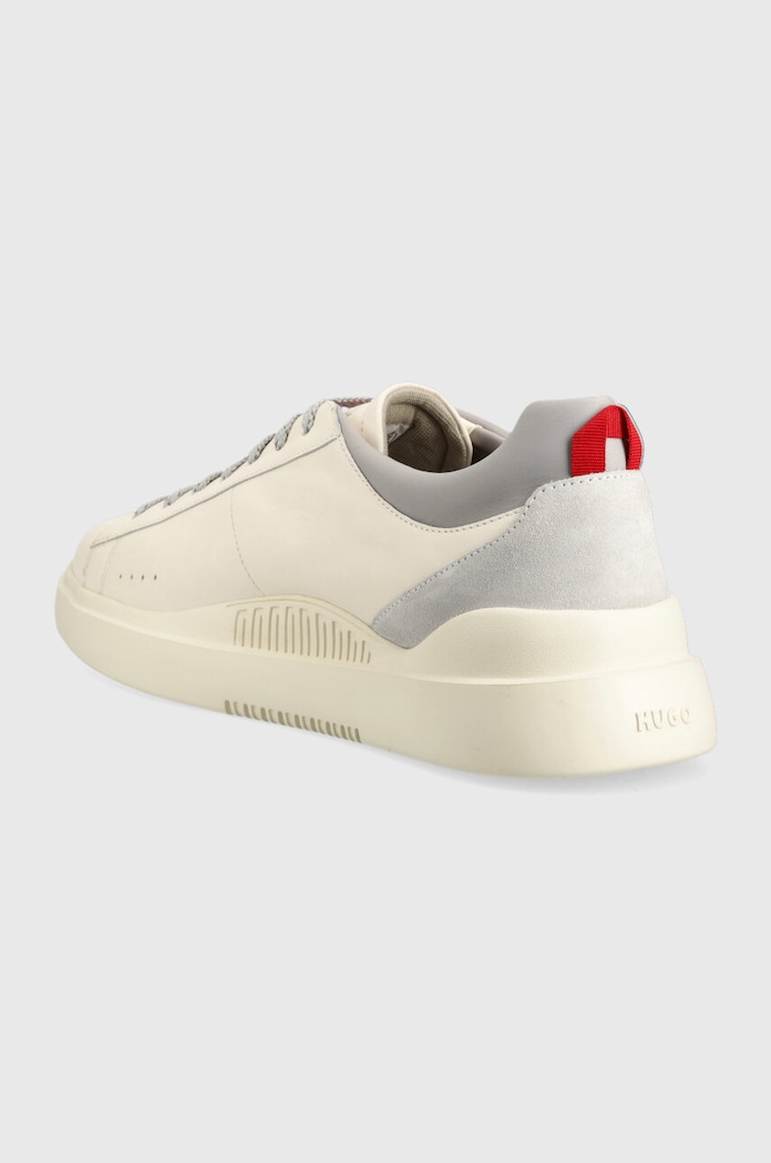 Obuwie HUGO sneakersy skórzane Blake 50498479.124 szary