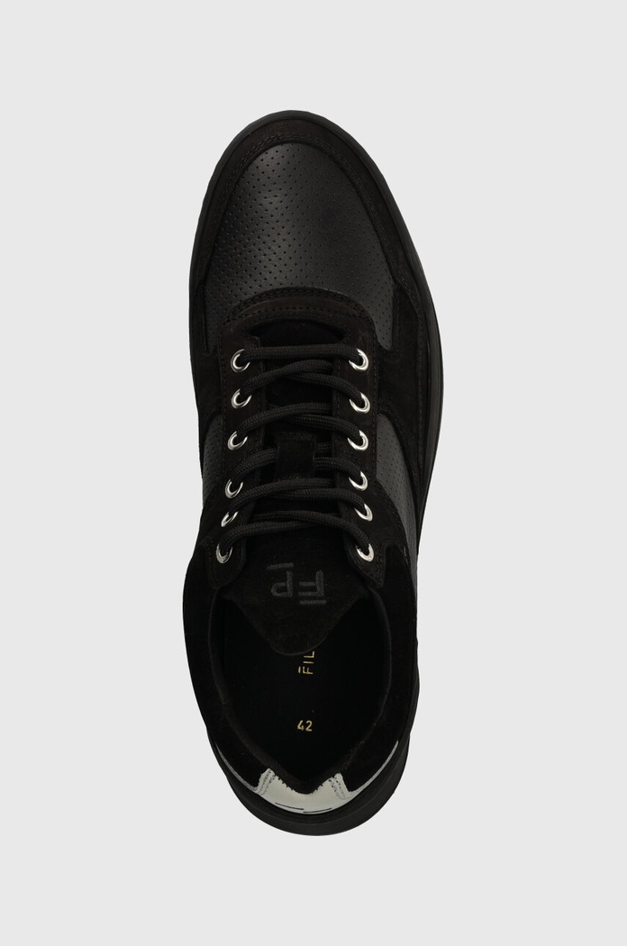 Filling Pieces sneakers in pelle Low Top Ghost Paneled nero 10120631284