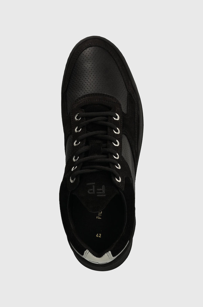 Filling Pieces sneakers in pelle Low Top Ghost Paneled nero 10120631284