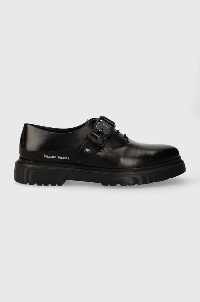 Filling Pieces półbuty skórzane FP Waspy Dress Up eleganckie czarny 47917551861