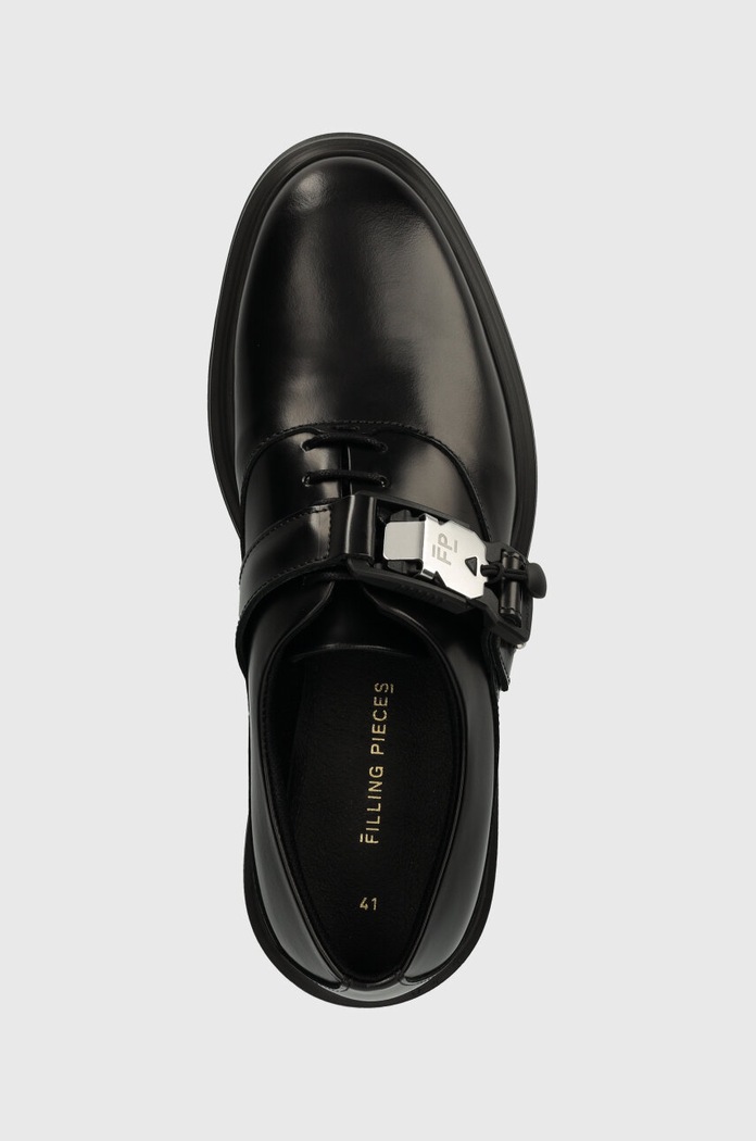 Filling Pieces półbuty skórzane FP Waspy Dress Up czarny 47917551861