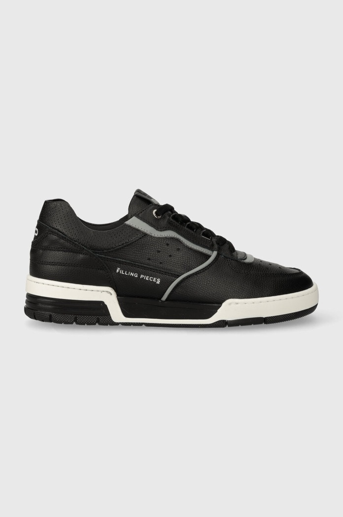 Kožené tenisky Filling Pieces Curb Era nízky čierna 48333391284