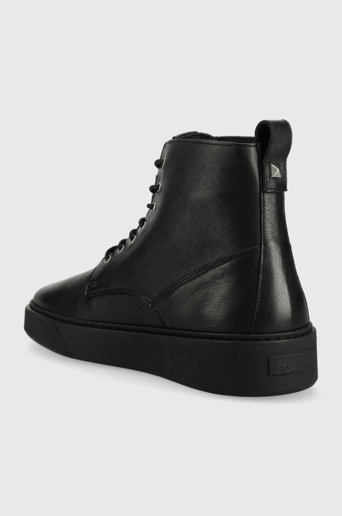 Obuwie Karl Lagerfeld buty skórzane FLINT KL53350.000 czarny