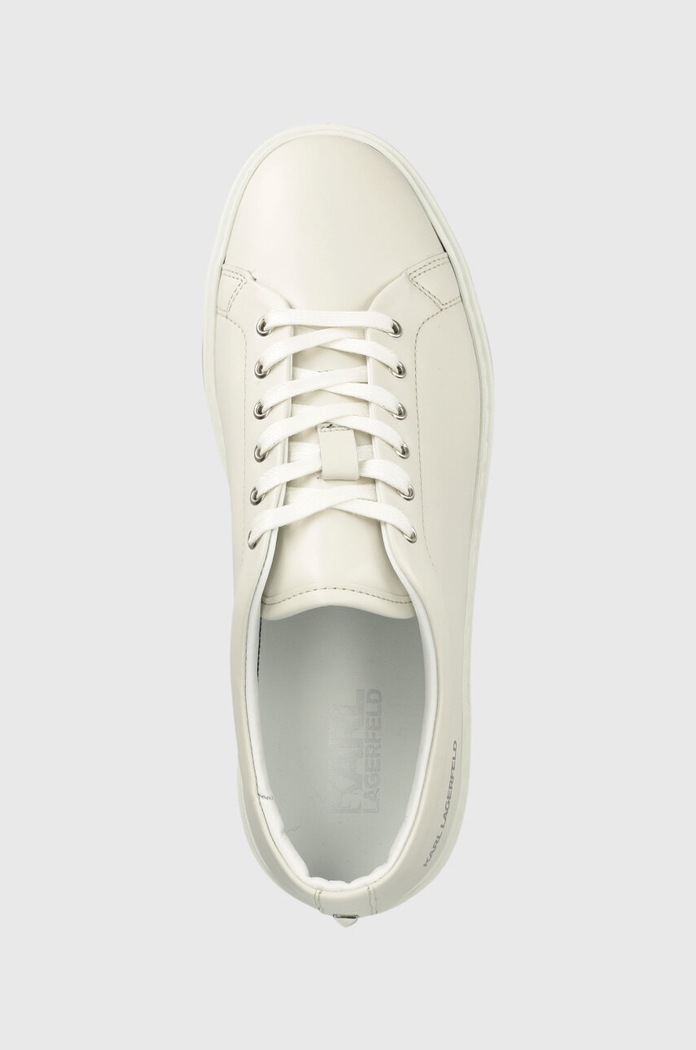 Kožené tenisky Karl Lagerfeld FLINT bílá KL53320.0T1