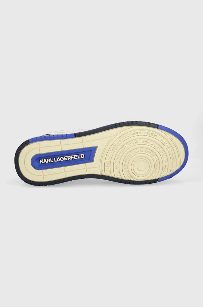 Karl Lagerfeld bőr sportcipő KREW NFT KL53021.01A sötétkék