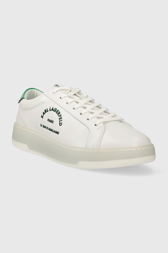 Kožené tenisky Karl Lagerfeld KOURT III KL51538.01F bílá AW23