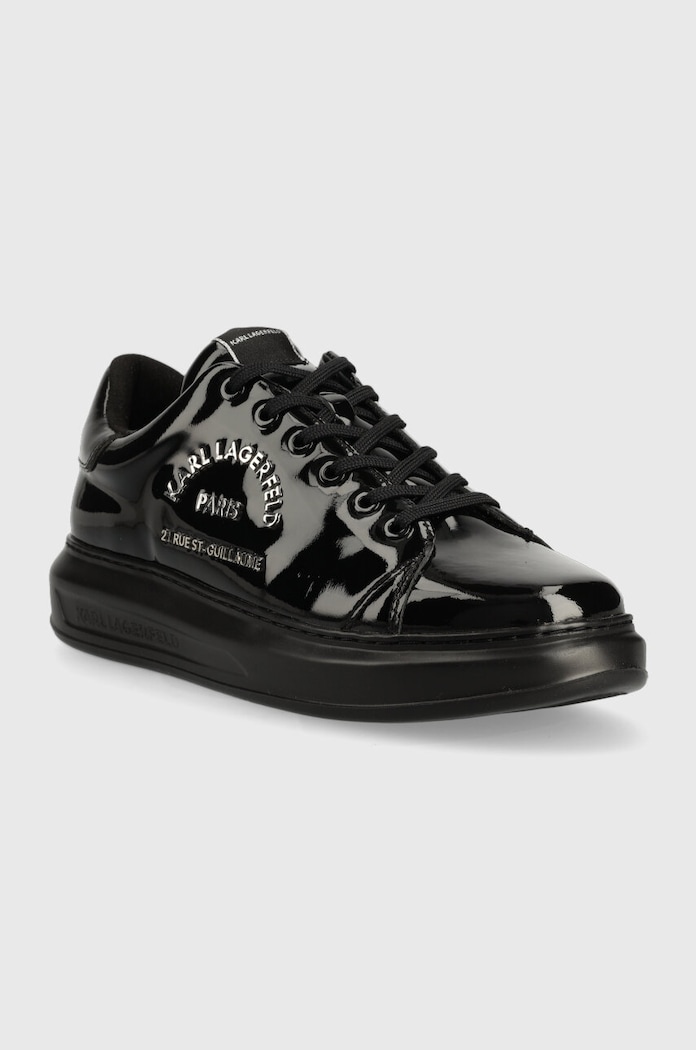 Δερμάτινα sneakers Karl Lagerfeld KAPRI MENS KL52539S.1BP μαύρο AW23