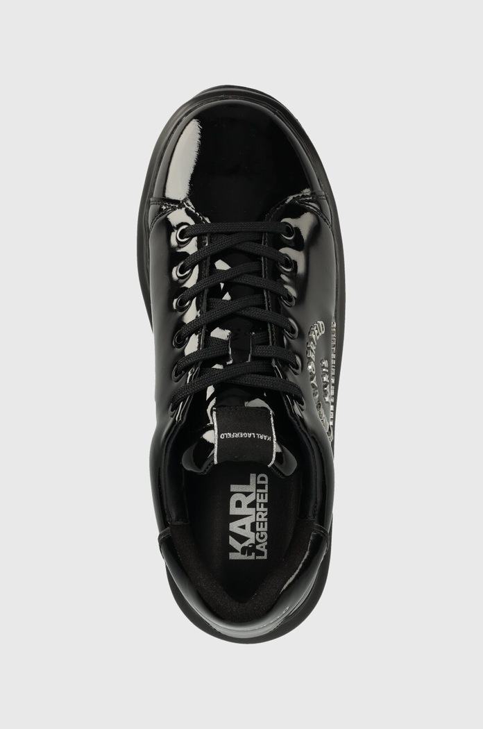 Δερμάτινα sneakers Karl Lagerfeld KAPRI MENS μαύρο KL52539S.1BP