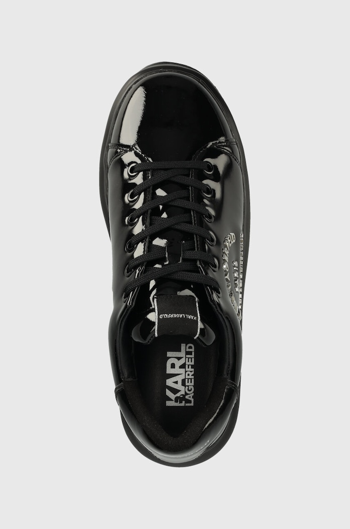 Δερμάτινα sneakers Karl Lagerfeld KAPRI MENS μαύρο KL52539S.1BP