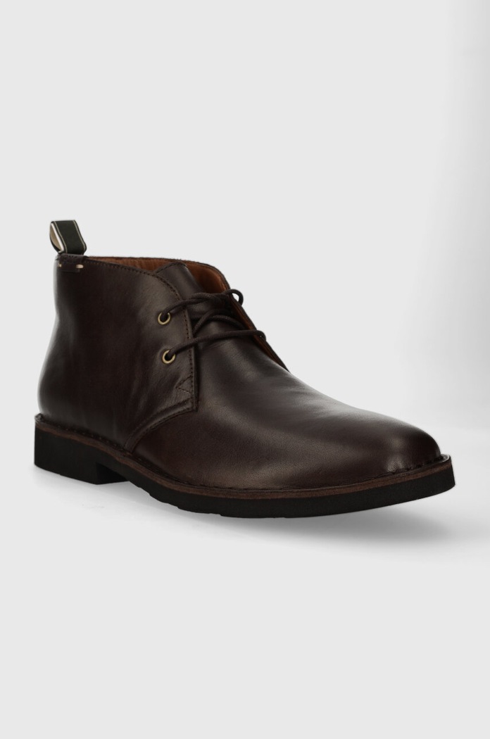Δερμάτινα κλειστά παπούτσια Polo Ralph Lauren Talan Chukka 812913548003.200 καφέ AW25