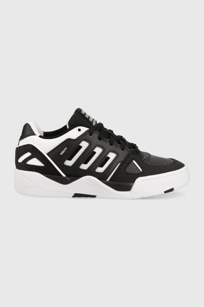 Tenisky adidas MIDCITY imitácia kože čierna IE4518