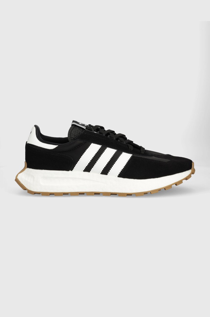 adidas Originals sportcipő RETROPY nappa bőr fekete IF2883