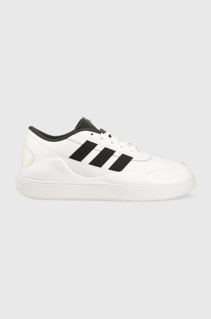 Kožne tenisice adidas OSADE presvučena koža bijela IG7316