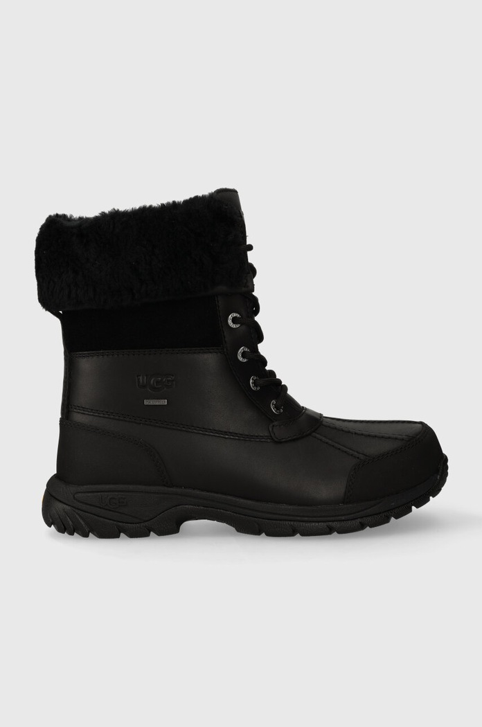 UGG śniegowce skórzane Butte syntetyczny czarny 5521.BLK