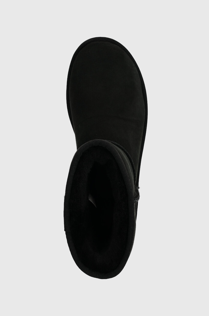 UGG śniegowce zamszowe Classic Short czarny 5800.BLK