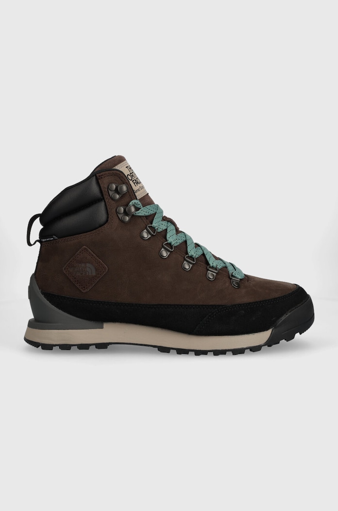 The North Face pantofi Back-To-Berkeley IV Leather WP imitatie de piele maro NF0A817QZN31