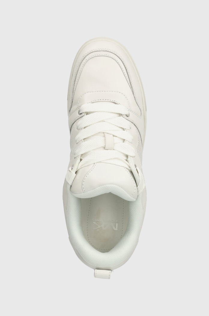 Michael Kors sneakersy skórzane Barett biały 42F3BRFS1L.085