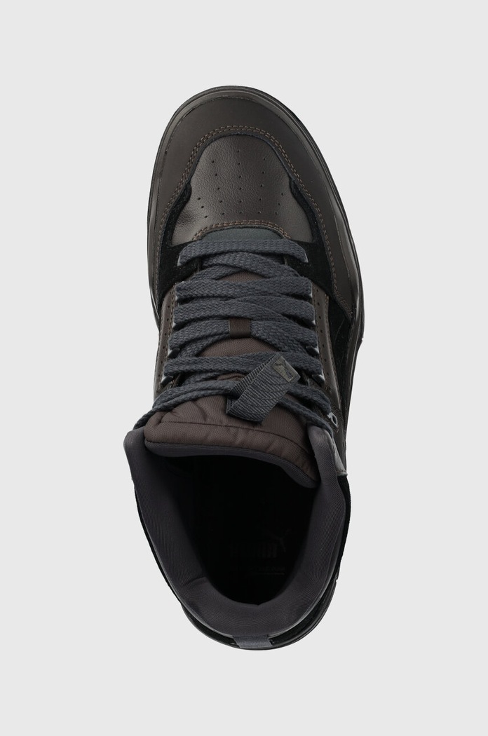 Kožené tenisky Puma Slipstream Hi Xtreme hnědá 393271