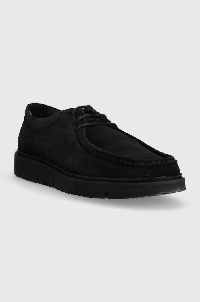 Semišové polobotky GARMENT PROJECT Eilo Vibram Low GP2469.999 černá AW23