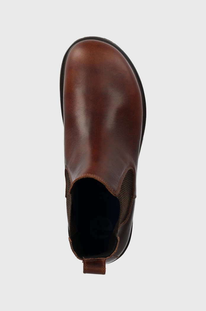 Birkenstock bőr bokacsizma Highwood barna 1025718