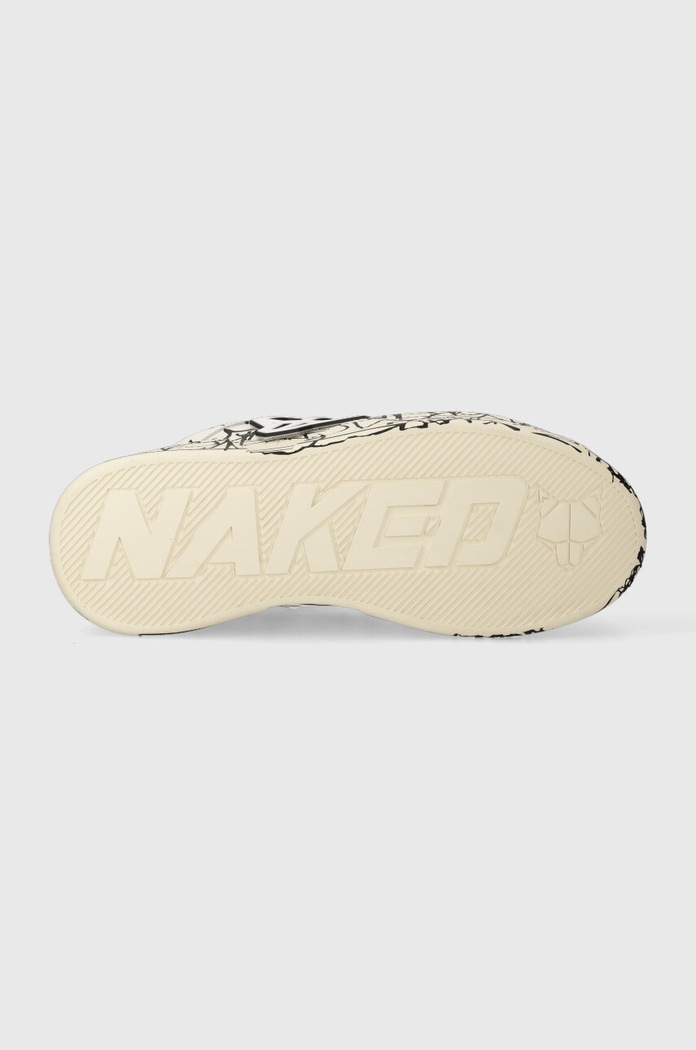 Naked Wolfe bőr sportcipő Kosa Kosa.Black.Scribble fehér