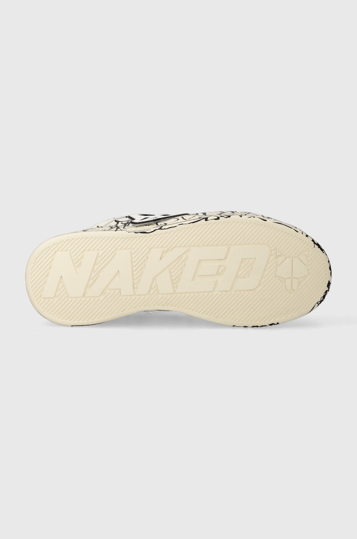 Naked Wolfe bőr sportcipő Kosa Kosa.Black.Scribble fehér