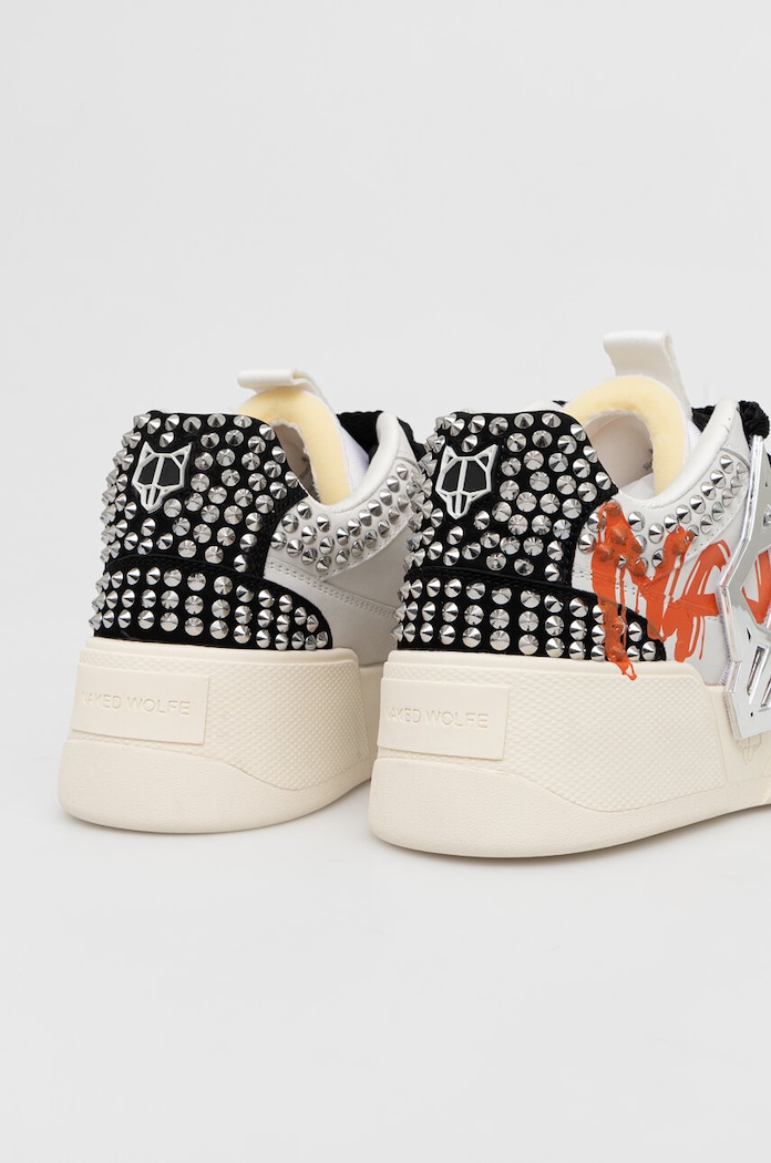Sneakers Naked Wolfe Kosa μπεζ Kosa.Graffiti.BlkWht
