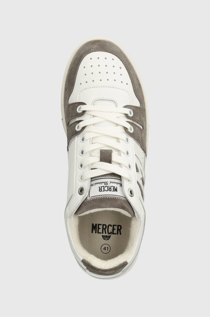 The Mercer Brand sneakersy skórzane The Brooklyn M Vintage biały ME233011.158