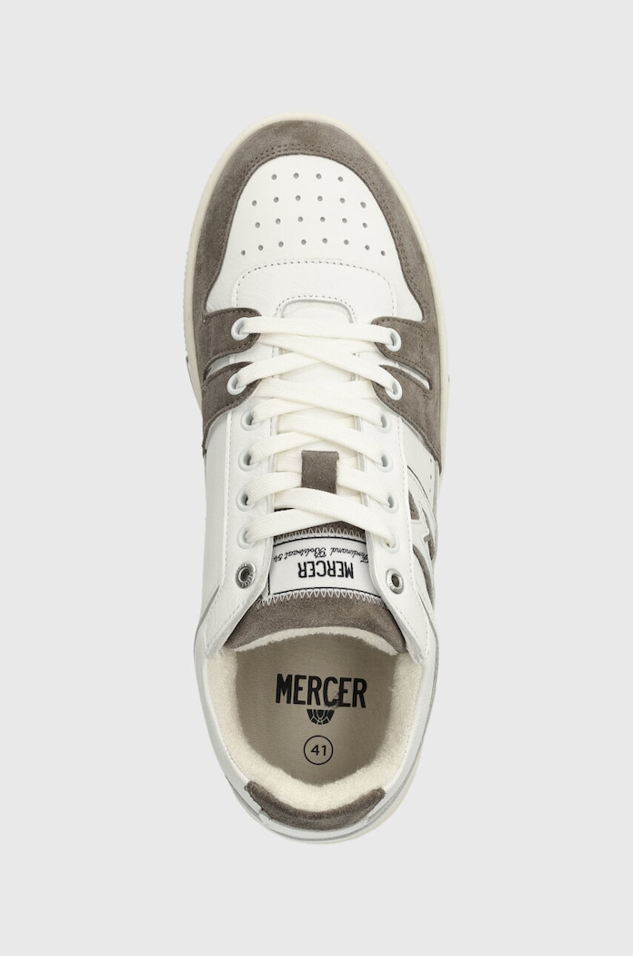 The Mercer Brand sneakersy skórzane The Brooklyn M Vintage biały ME233011.158