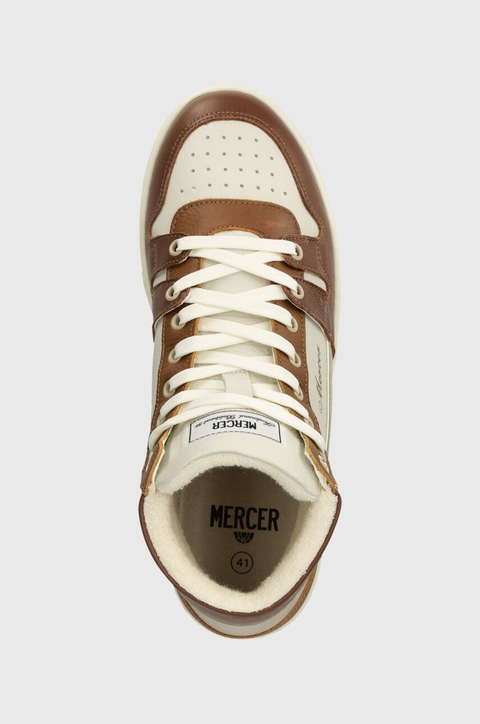 Кожени маратонки The Mercer Brand The Brooklyn High кафяв ME233014.156