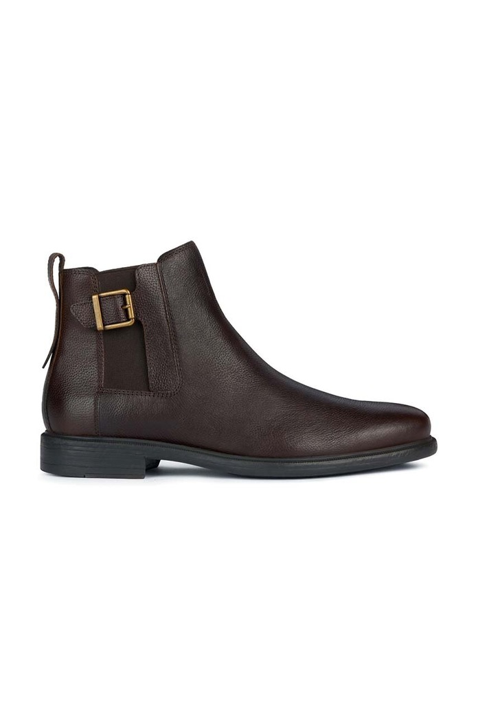 Geox bőr bokacsizma U TERENCE B textil barna U367HB.00046.C6024